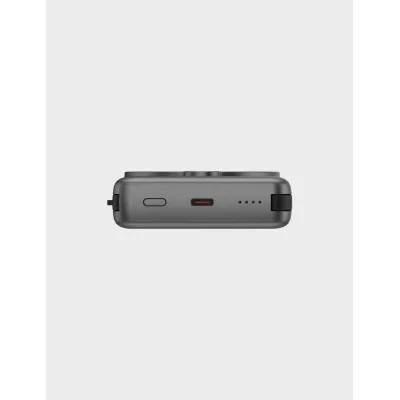 ENERGEA MAGPAC PRO, 10000MAH MAGSAFE COMPATIBLE POWER BANK WITH BUILT-IN CABLE AND STAND